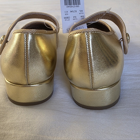 Crewcuts Metallic Gold Kids Dress Shoes Size 11 NWT - Picture 7 of 12